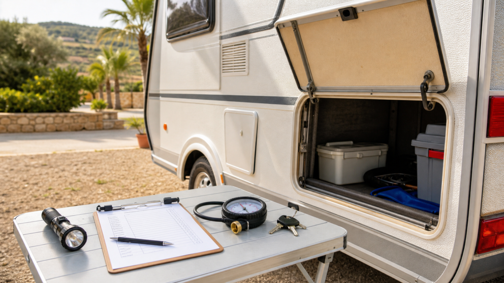 Caravana de segunda mano con checklist de revision antes de comprar