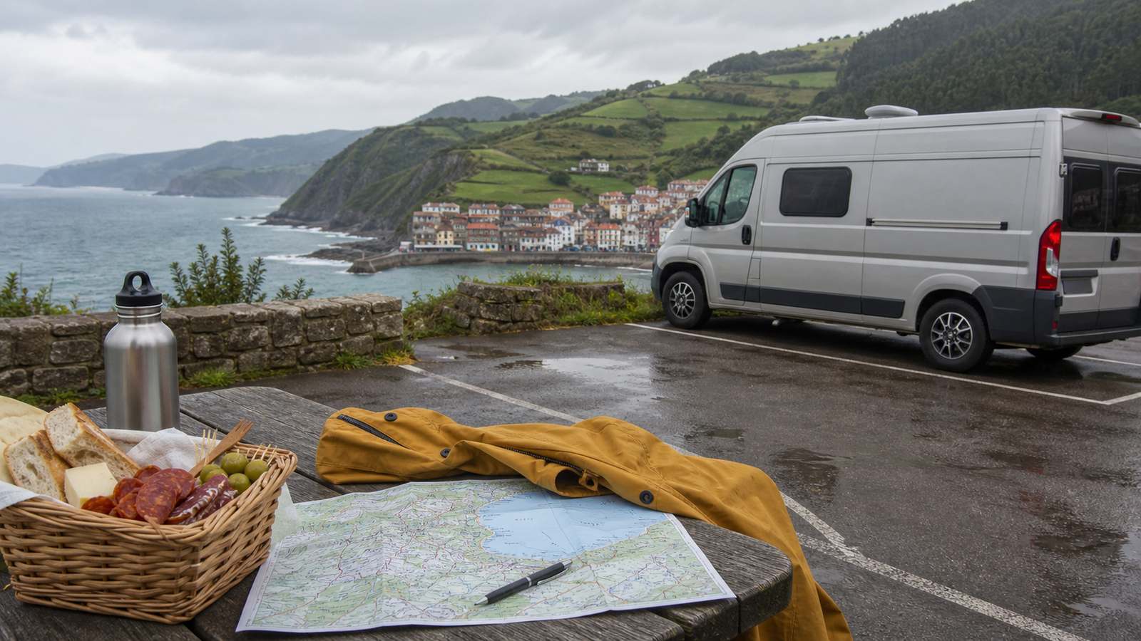 Ruta por el País Vasco en autocaravana con costa verde y plan de aparcamiento